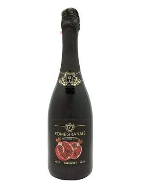 "F" Sparkling Pomegranate Wine